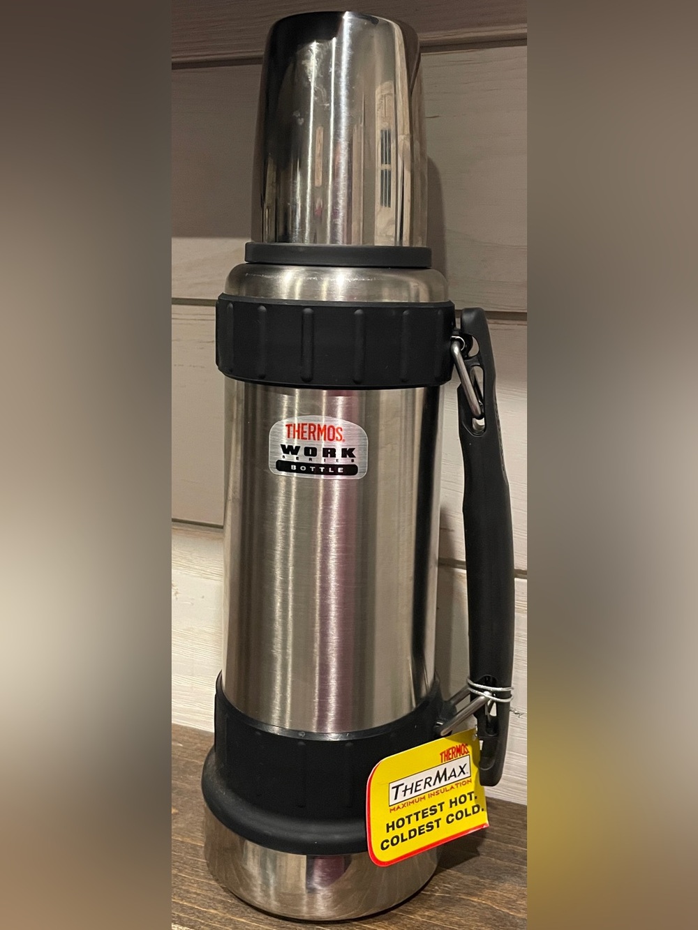 Thermos Brand Stainless Steel  Work 1.2L NEW vintage